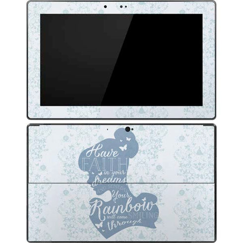 Disney Cinderella Faith In Your Dreams Silhouette Surface Pro Tablet Skin